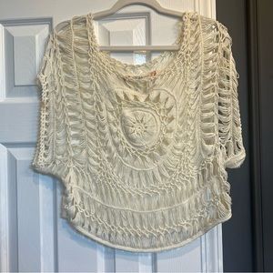 Bohemian top or swim cover up. Very pretty.